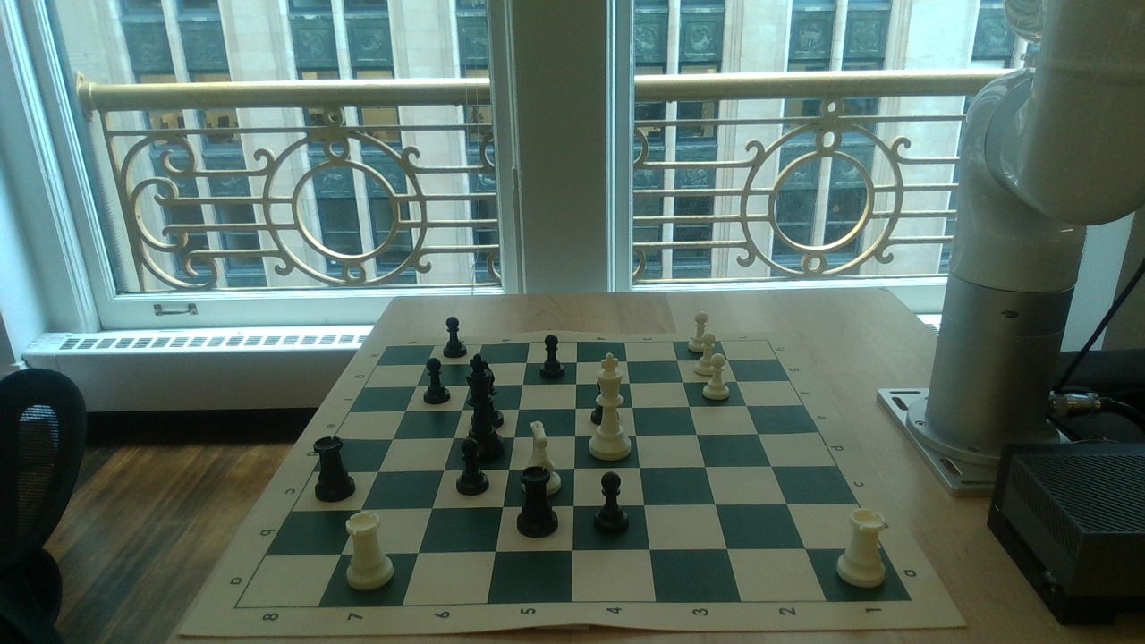 45 degree angle photo of puzzle 15 on a physical chess board